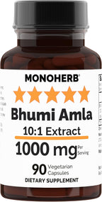Bhumi Amla 10:1 Extracto - 1000 mg por ración (90 cápsulas)