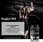 Anabolic Warfare Project PCT – 120 Cápsulas – Apoyo Hormonal, Recuperación Post-Entreno y Protección Hepática con Botánicos