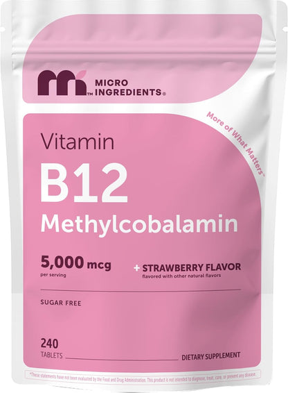 Micro Ingredients Vitamina B12 5.000 mcg | – Individuos con deficiencia diagnosticada: Para corregir niveles bajos – Image 9