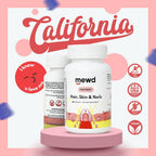 MEWD Multivitamínico en Gomitas para Adolescentes y Niños - Pelo, Piel y Uñas - 60 Gomitas
