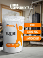 BulkSupplements.com Glycine Powder - Amino Acid Supplement - Unflavored and Gluten Free - 3g per Serving - 100g (3.5 oz)