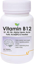 Verem Vitamina B12 Complejo con ALA e Inositol | 60 comprimidos