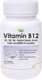 Verem Vitamina B12 Complejo con ALA e Inositol | 60 comprimidos