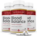 Justified Laboratories Blood Balance - 60 Cápsulas, Pack de 3 - Fórmula Avanzada de Apoyo Circulatorio con Hierbas y Vitaminas - 90 Porciones