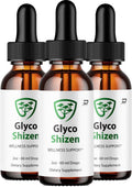 Glyco Shizen Fórmula Saludable – Gotas Líquidas Extra Fuertes (3 Pack – 3 Meses de Suministro)