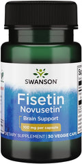 Swanson Fisetin 100 mg – 30 Vegan Capsules