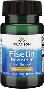 Swanson Fisetin 100 mg – 30 Vegan Capsules