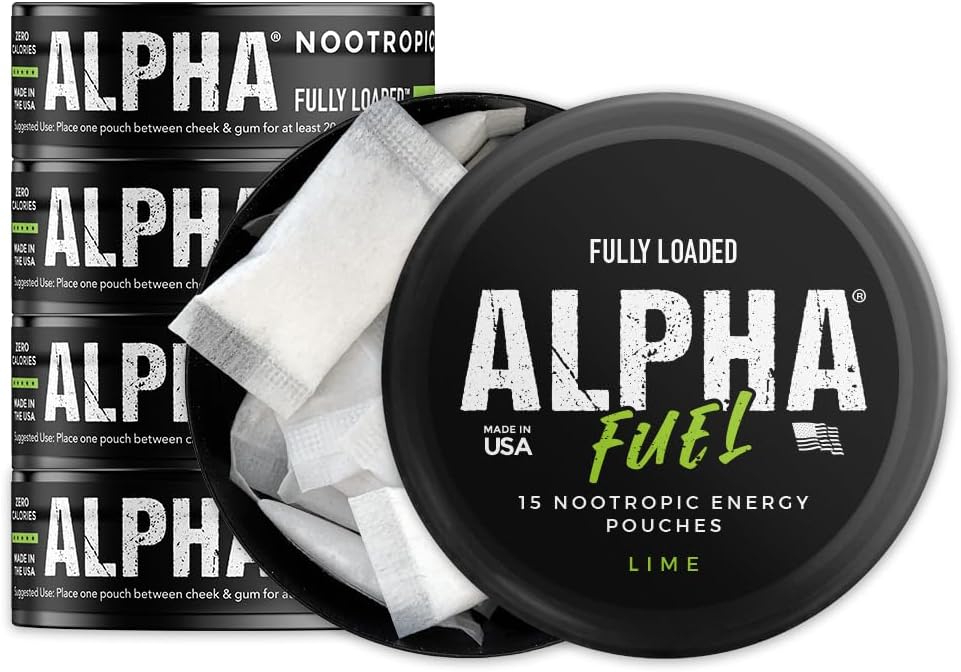 Fully Loaded Alpha Fuel Nootropic Pouches – Cafeína: Contribuye a mejorar la concentración y el estado de alerta. – Image 1