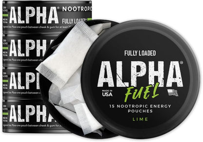 Fully Loaded Alpha Fuel Nootropic Pouches – Cafeína: Contribuye a mejorar la concentración y el estado de alerta. – Image 1