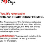 iHeartDogs Pupkin Probióticos, Prebióticos, Postbióticos y Fibra para Perros con Calabaza, Caldo de Huesos y Setas