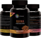 Cápsulas de Quina (Cinchona) 500mg - 100 Cápsulas Vegetales