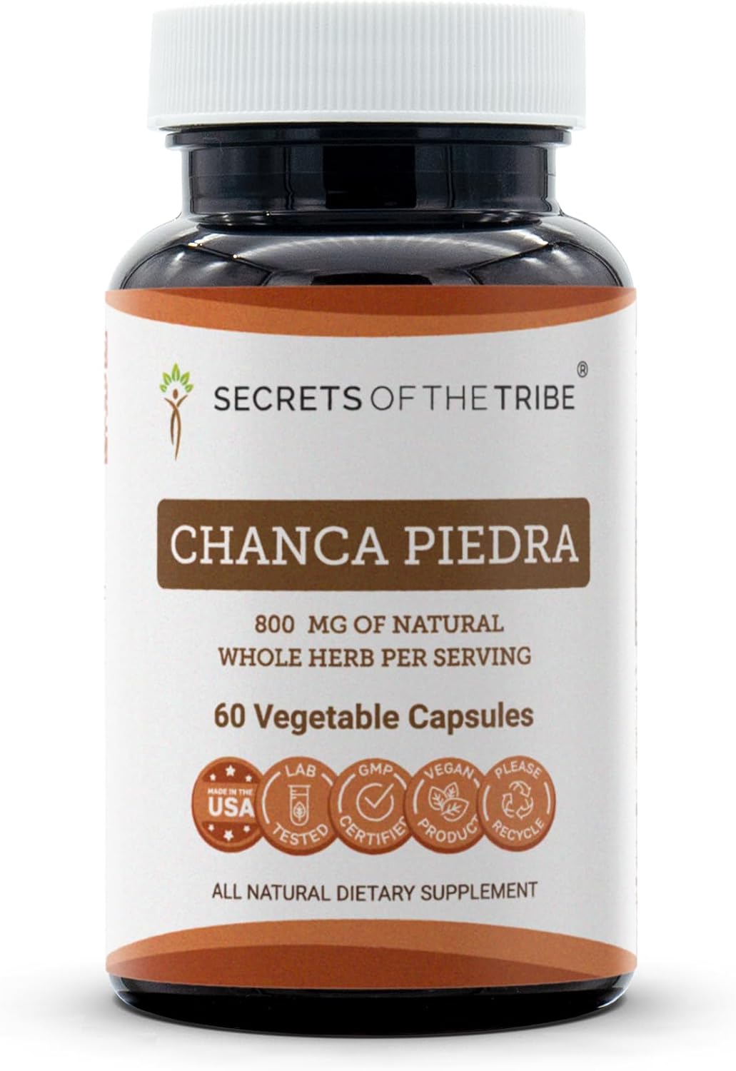 Chanca Piedra 60 Cápsulas - Secrets of the Tribe