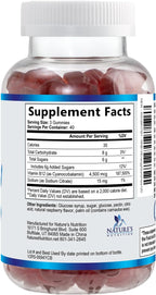 Nature's Nutrition B12 Energy Gummies - 4500 mcg Vitamina B12 - Gomitas Extra Fuertes para Energía, Metabolismo y Sistema Inmunológico - Sabor Natural a Bayas - 120 Gomitas