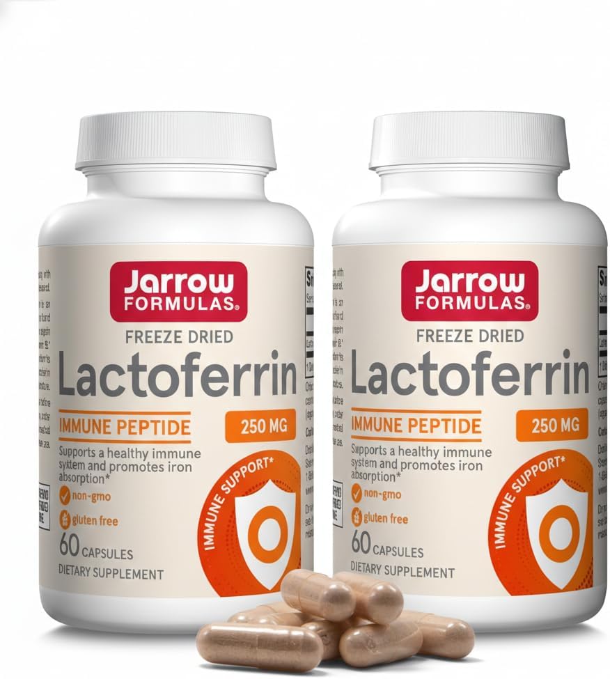Jarrow Formulas Lactoferrina 250 mg - 60 Cápsulas