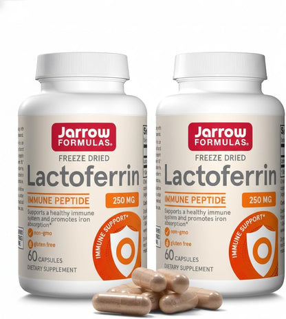 Jarrow Formulas Lactoferrina 250 mg - 60 – No GMO: elaborado sin organismos genéticamente modificados. – Image 6