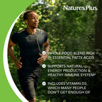 NaturesPlus Source of Life Sin Hierro - 180 Comprimidos (Paquete de 2) - Suplemento Multivitamínico y Mineral con Vitamina D3 - Apoya la Energía y el Bienestar - Sin Gluten, Vegetariano - 120 Porciones Totales