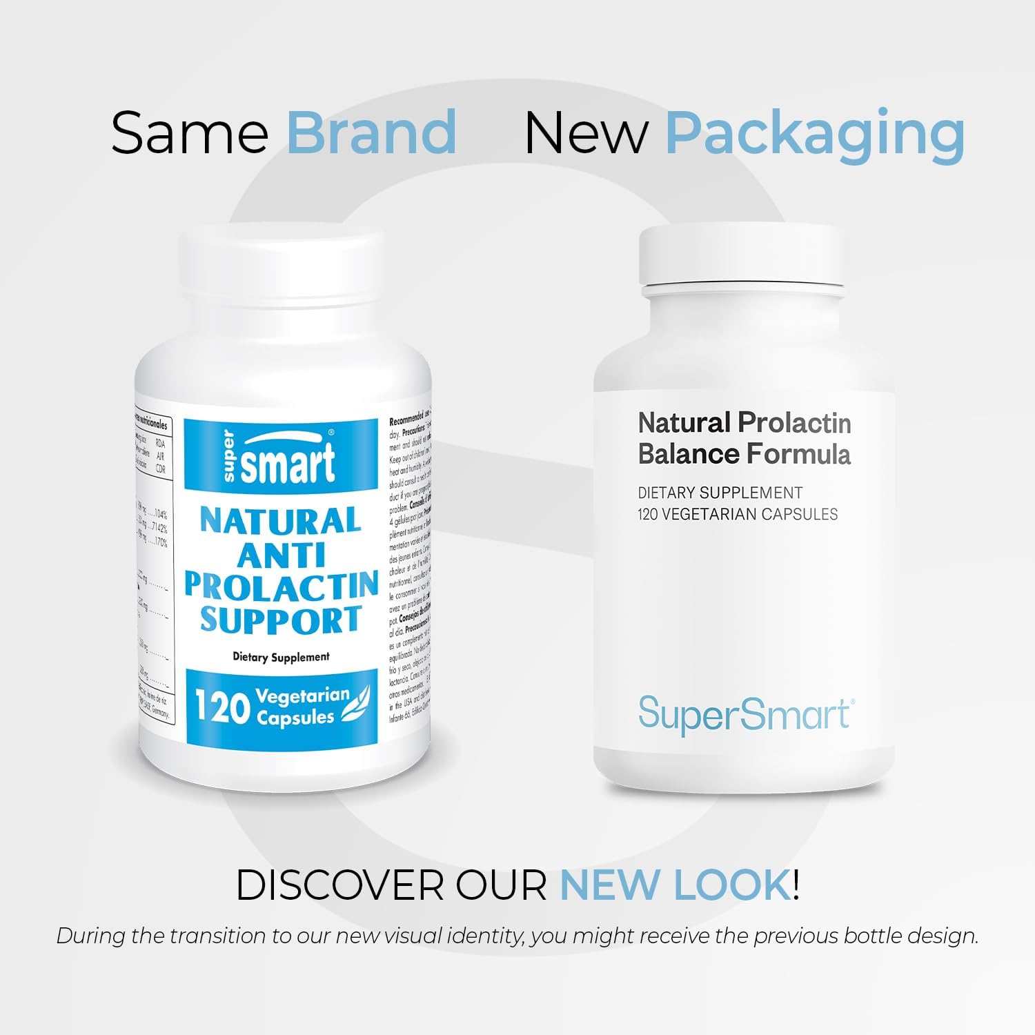 Supersmart - Suplemento Natural Anti Prolactina con P5P Vitamina B6, Mucuna Pruriens, Maca, Ashwagandha - 120 Cápsulas Vegetales