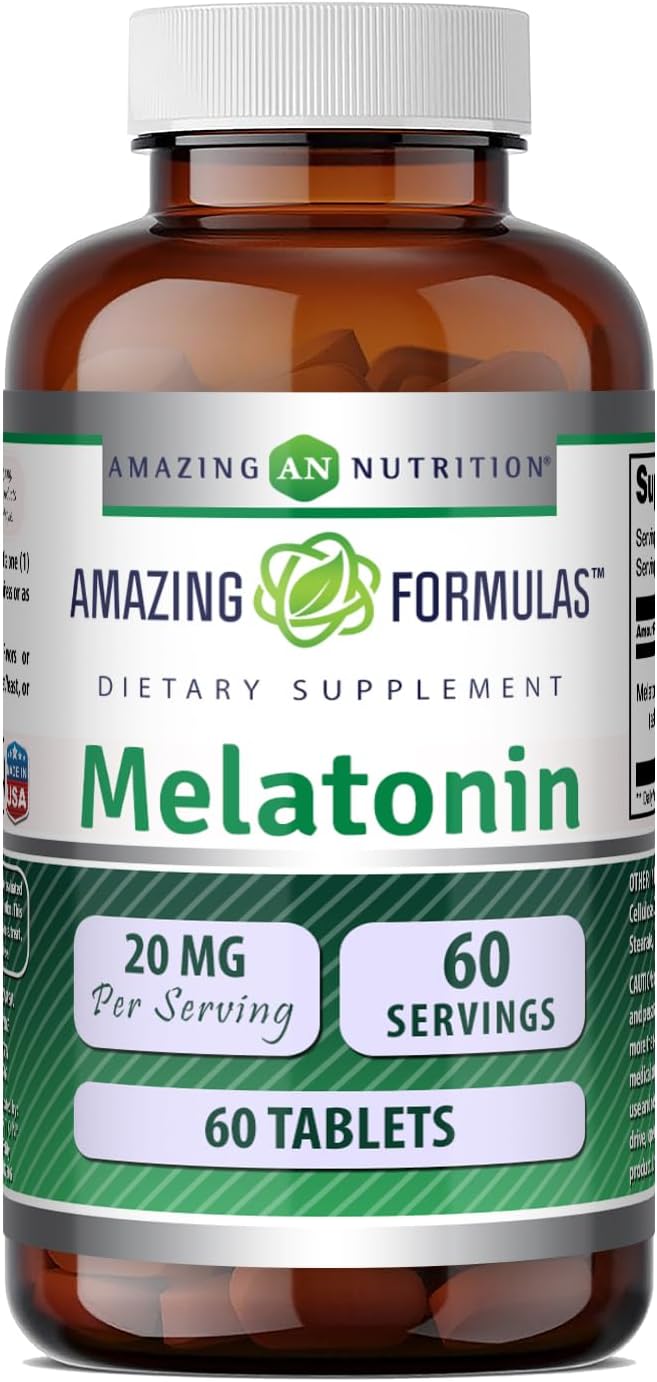 Amazing Formulas Melatonin Supplement - 20 mg - 120 Tablets