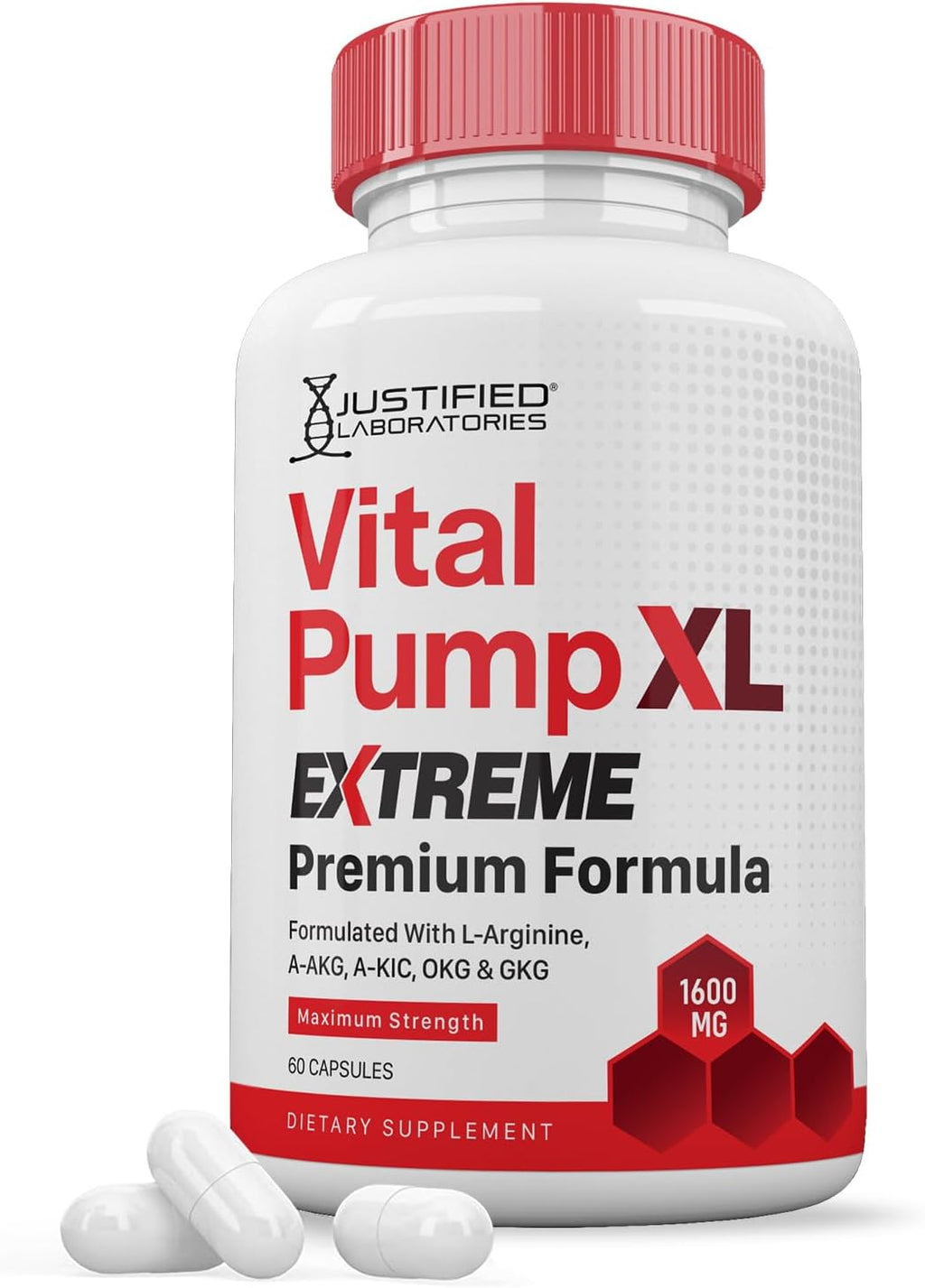 Vital Pump XL Extreme 1600MG - 120 Cápsulas (2 Envases)