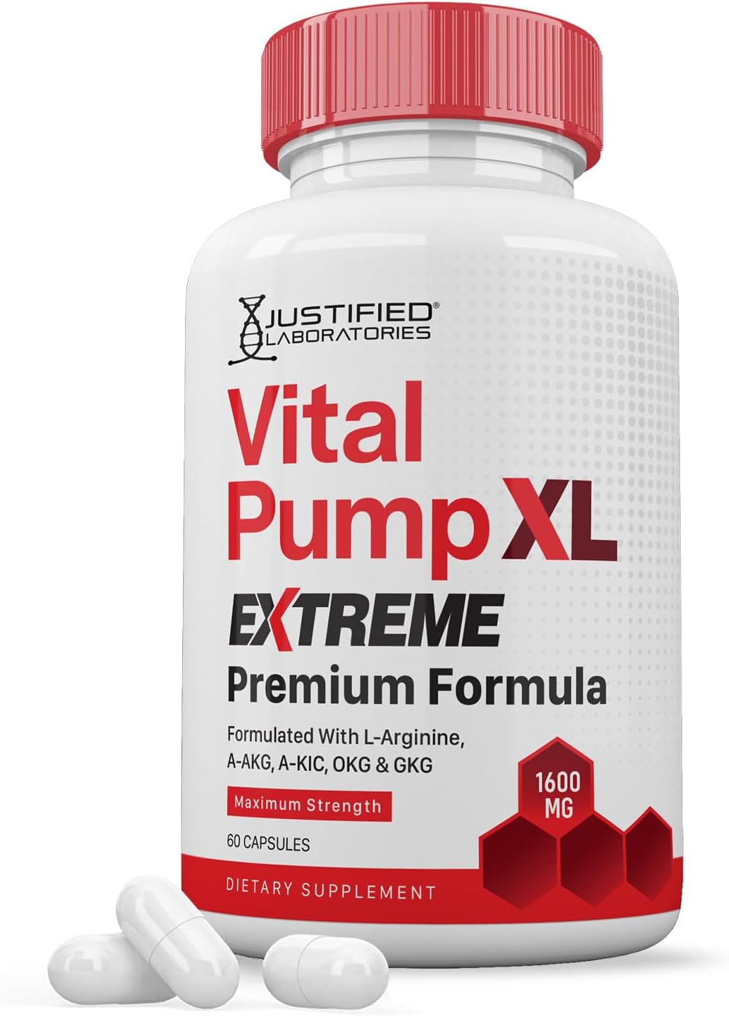 Vital Pump XL Extreme 1600MG - 120 Cápsulas (2 Envases)