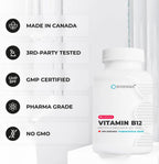 Biogenique Vitamina B12 Metilcobalamina 500 mcg - 90 Cápsulas