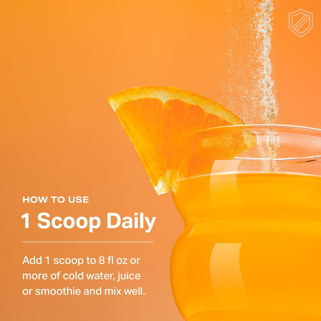 Proper The Oranges - Polvo Superalimento con Vitamina C, Zinc y Probióticos para Apoyo Inmunitario y Salud Digestiva, Sabor Naranja Mandarina