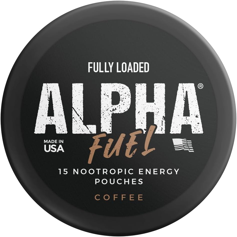 Fully Loaded Alpha Fuel Nootropic Pouches (Coffee Fuel) - Nootropic Energy Pouches with Caffeine, Alpha GPC, Tyrosine, – Image 8