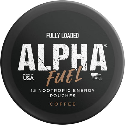 Fully Loaded Alpha Fuel Nootropic Pouches (Coffee Fuel) - Nootropic Energy Pouches with Caffeine, Alpha GPC, Tyrosine, – Image 8