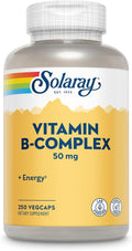 SOLARAY Complejo B 50 mg – 250 Cápsulas Veganas