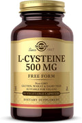 Solgar L-Cisteína 500 mg, 90 Cápsulas Vegetales - Aminoácido Libre