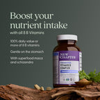 New Chapter Complejo de Vitamina B Fermentado, USDA Orgánico, Vegano, Sin Gluten - 90 Comprimidos
