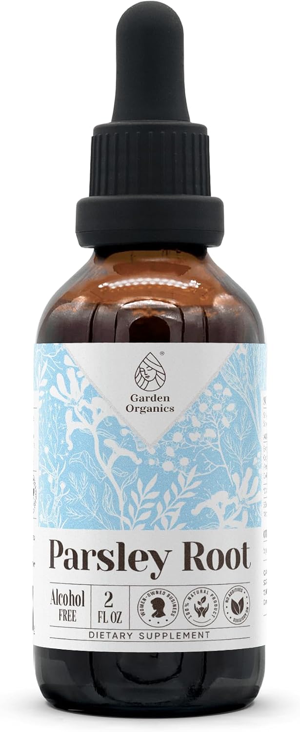 Tintura de Raíz de Perejil Natural Sin Alcohol – Extracto Líquido 118 ml