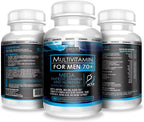 ACTIF Multivitamínico para Hombres 70+ con 30 Factores Avanzados, 90 Cápsulas