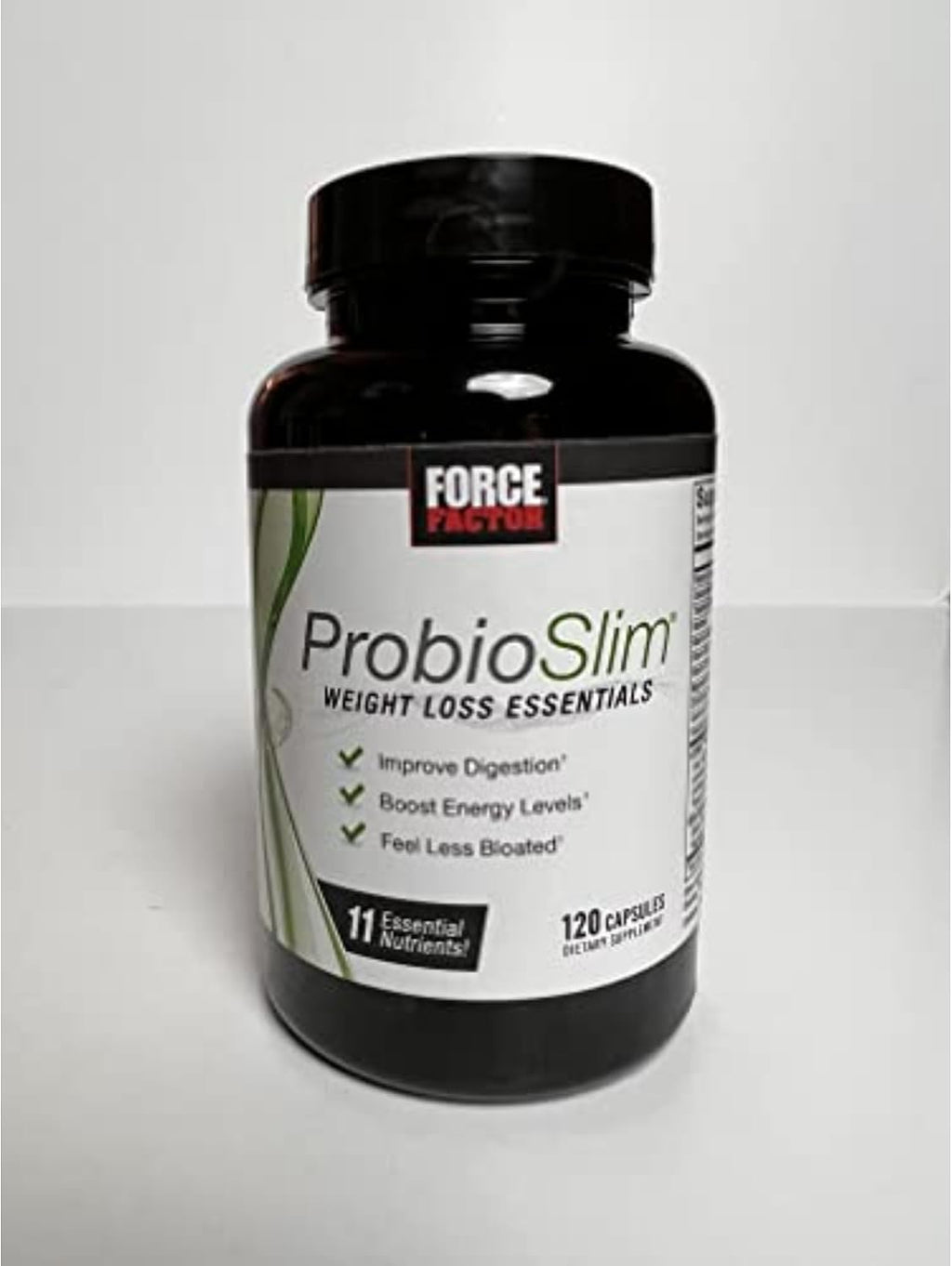 Force Factor ProbioSlim - Suplemento para el Control de Peso con Probióticos y Té Verde, 120 Cápsulas