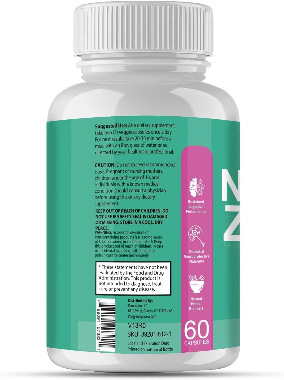 Neuro Zoom Fórmula Avanzada Suplemento (2 Paquetes)