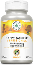 Natural Balance Happy Camper Stress Chill - Suplemento para el estrés y el estado de ánimo - 120 Cápsulas vegetales