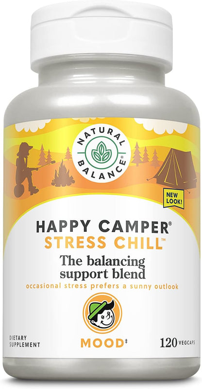 Natural Balance Happy Camper Stress Chill - – Vitamina B6: Contribuye al funcionamiento normal del sistema – Image 1