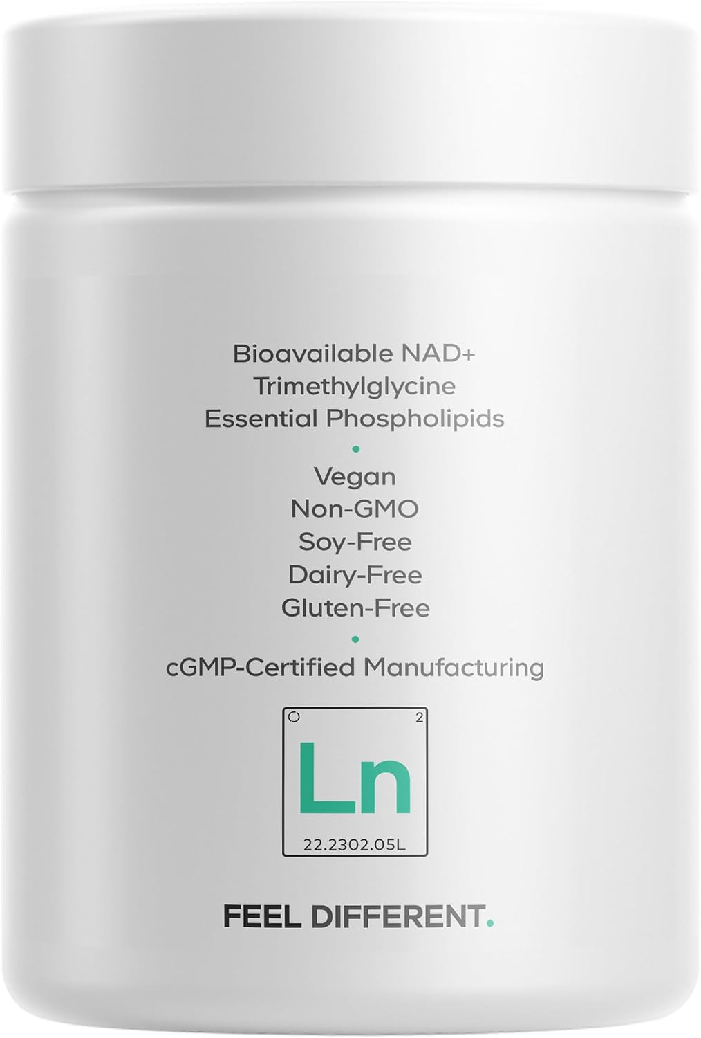 Codeage NAD+ Liposomal 500 mg con Betaína Anhidra - 60 Cápsulas