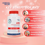 Adrenalwork L-Arginina 1000 mg + AKG Alfa-Cetoglutarato - Suplemento Pre-Entreno para Energía, Flujo Sanguíneo y Recuperación Muscular - con L-Tirosina, Vitaminas y Minerales - 180 Cápsulas, 90 Días