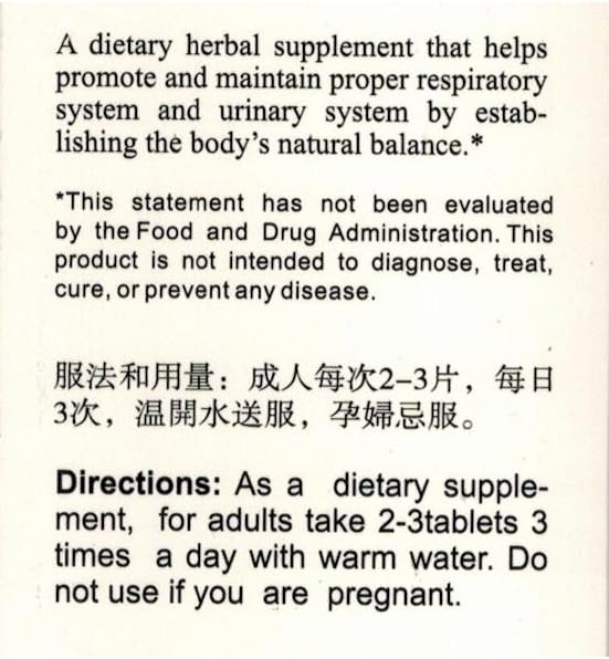 KGS Chuan Xin Lian 300 mg, 100 tabletas