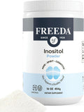 FREEDA Pure Myo-Inositol Powder – Vitamina B8, 900 mg por dosis, Vegano, Sin Gluten (454 g)
