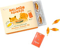 Spoonful Salmon Squeeze - Aceite de Salmón Salvaje de Alaska 100% Natural, 2000 mg Omega-3 Softgel, 10 Softgels Exprimibles | DHA, EPA y Astaxantina Natural, No GMO, Sostenible, Hecho en EE. UU.