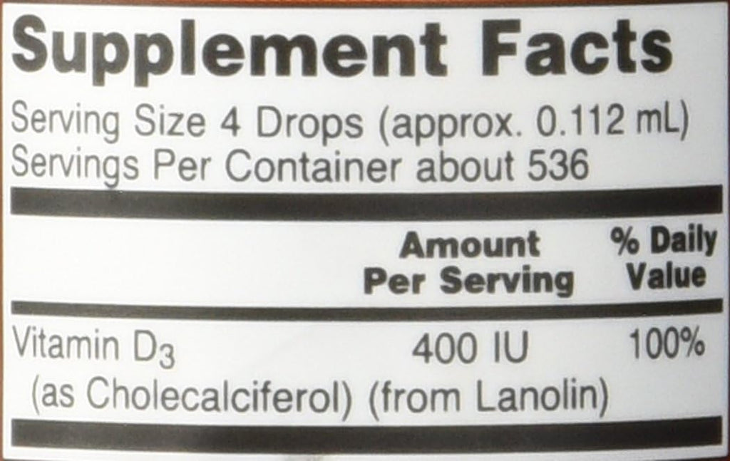 Now Foods Vitamina D3 Líquida 118 ml (Pack de 2)
