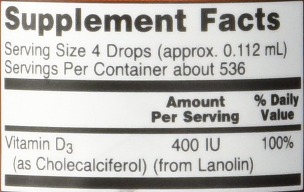 Now Foods Vitamina D3 Líquida 118 ml (Pack de 2)
