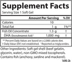 Carlson Elite DHA Gems, 1000 mg DHA, 30 cápsulas blandas