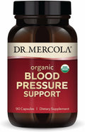 Dr. Mercola Organic Blood Pressure Support - Extracto de Semilla de Uva de Alta Potencia - 90 Cápsulas