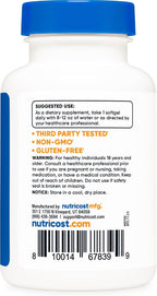 Nutricost Licopeno 20 mg - 60 Cápsulas Blandas - Sin Gluten, No GMO