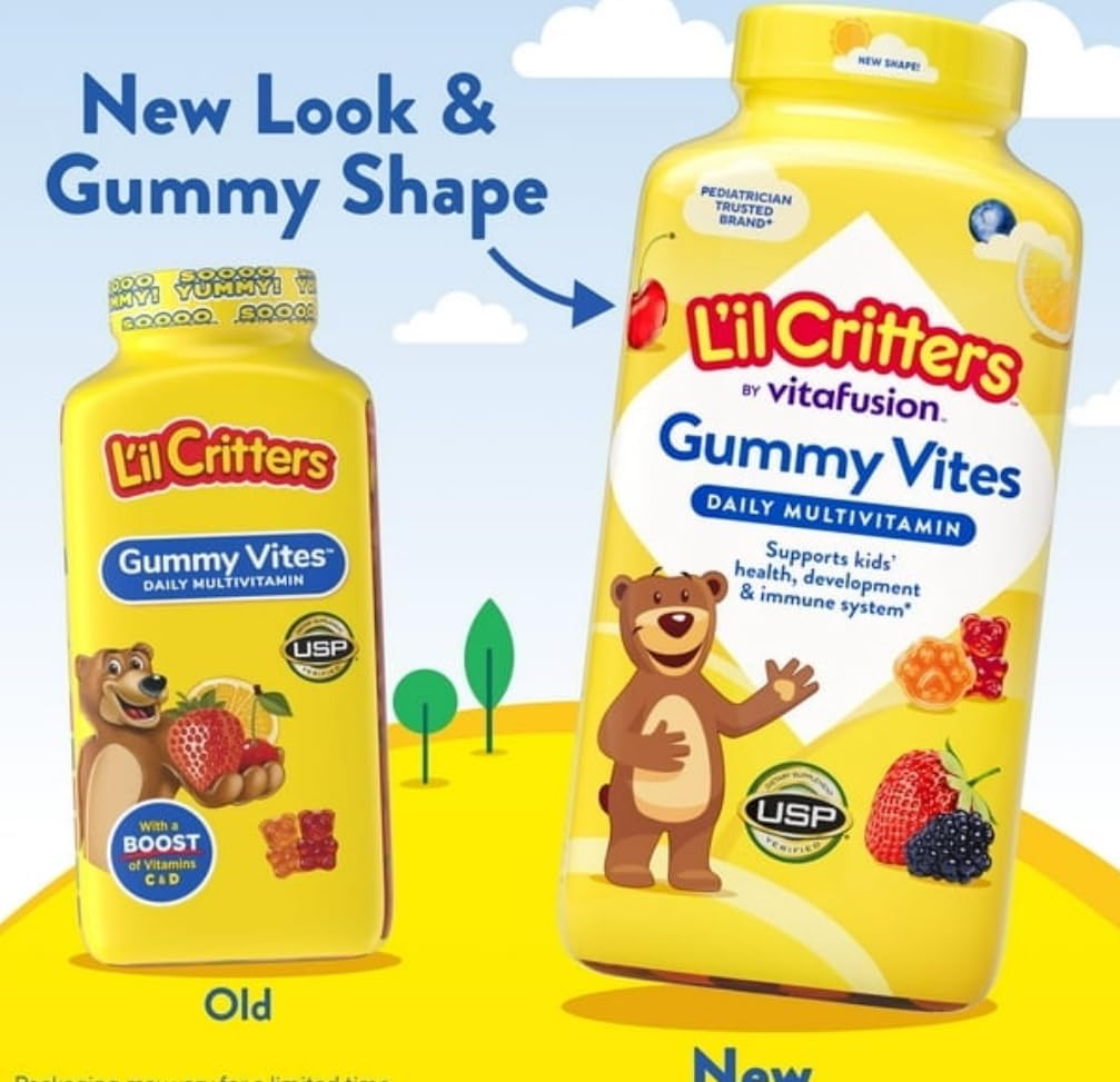 Gummy Vites Multivitamínico Infantil, 300 Gominolas – Nutrición Diaria Esencial para Niños