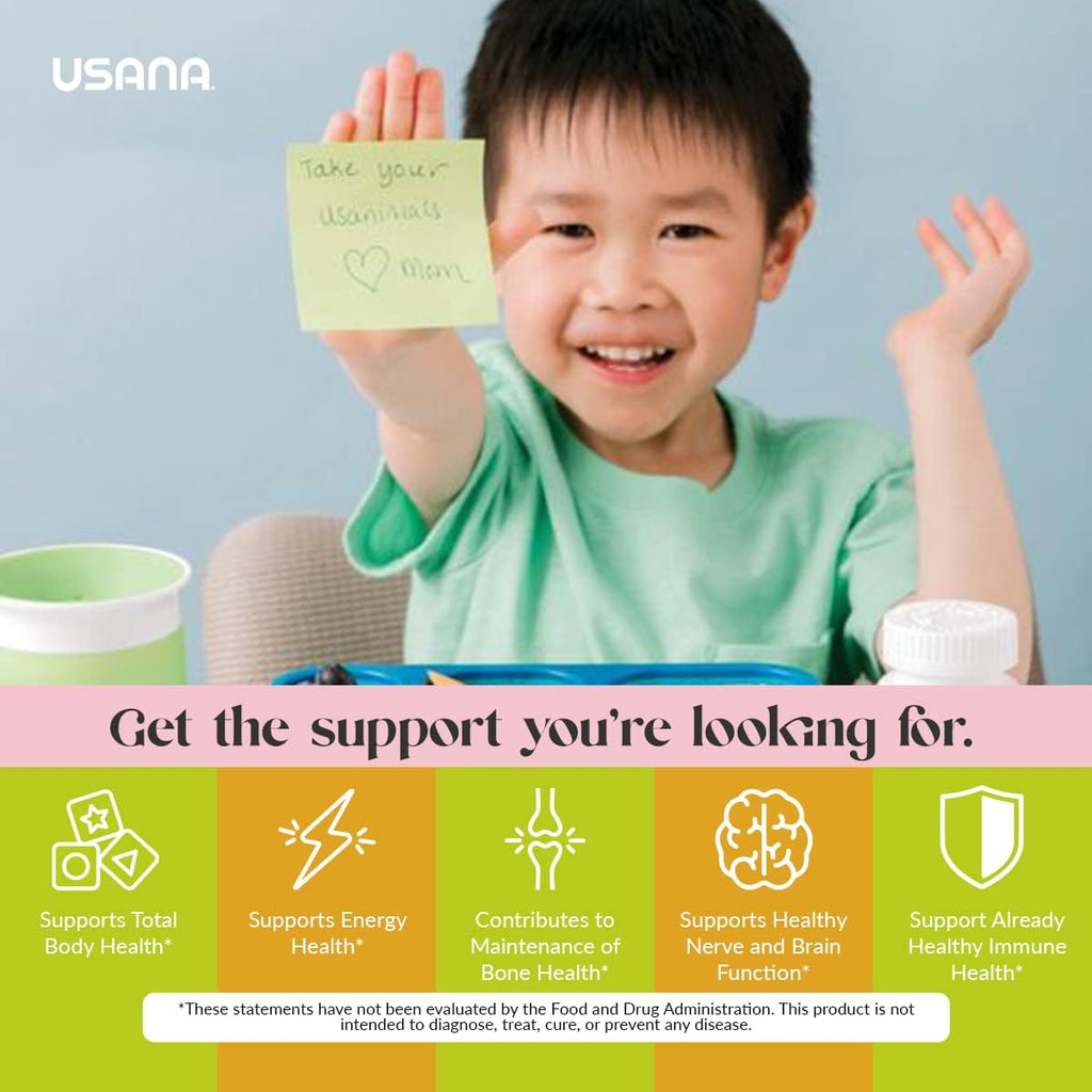 USANA Usanimals Multivitamínico para Niños - 56 comprimidos masticables