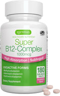 Igennus Sublingual Vitamin B12 Complex 1000mcg – Complejo de Vitamina B12 Bioactivo
